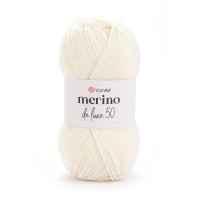 Merino de Luxe 50 Цвет 502 молочный