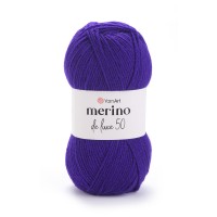 Merino de Luxe 50 Цвет 556 фиолетовый