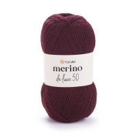 Merino de Luxe 50 Цвет 577 вишня