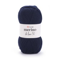 Merino de Luxe 50 Цвет 583 темно - синий