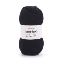 Merino de Luxe 50 Цвет 585 черный