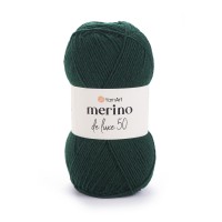 Merino de Luxe 50 Цвет 590 темно-зеленый