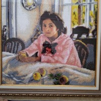девочка с персиками (В.Серов) от автора Татьяна