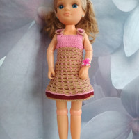 Платье для куклы  от автора Вера
