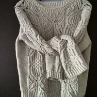 Пуловер с узором №134 2