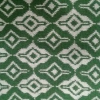 Зеленый жаккардовый свитер от автора Ольга