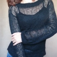 Прозрачный пуловер от автора Лилия